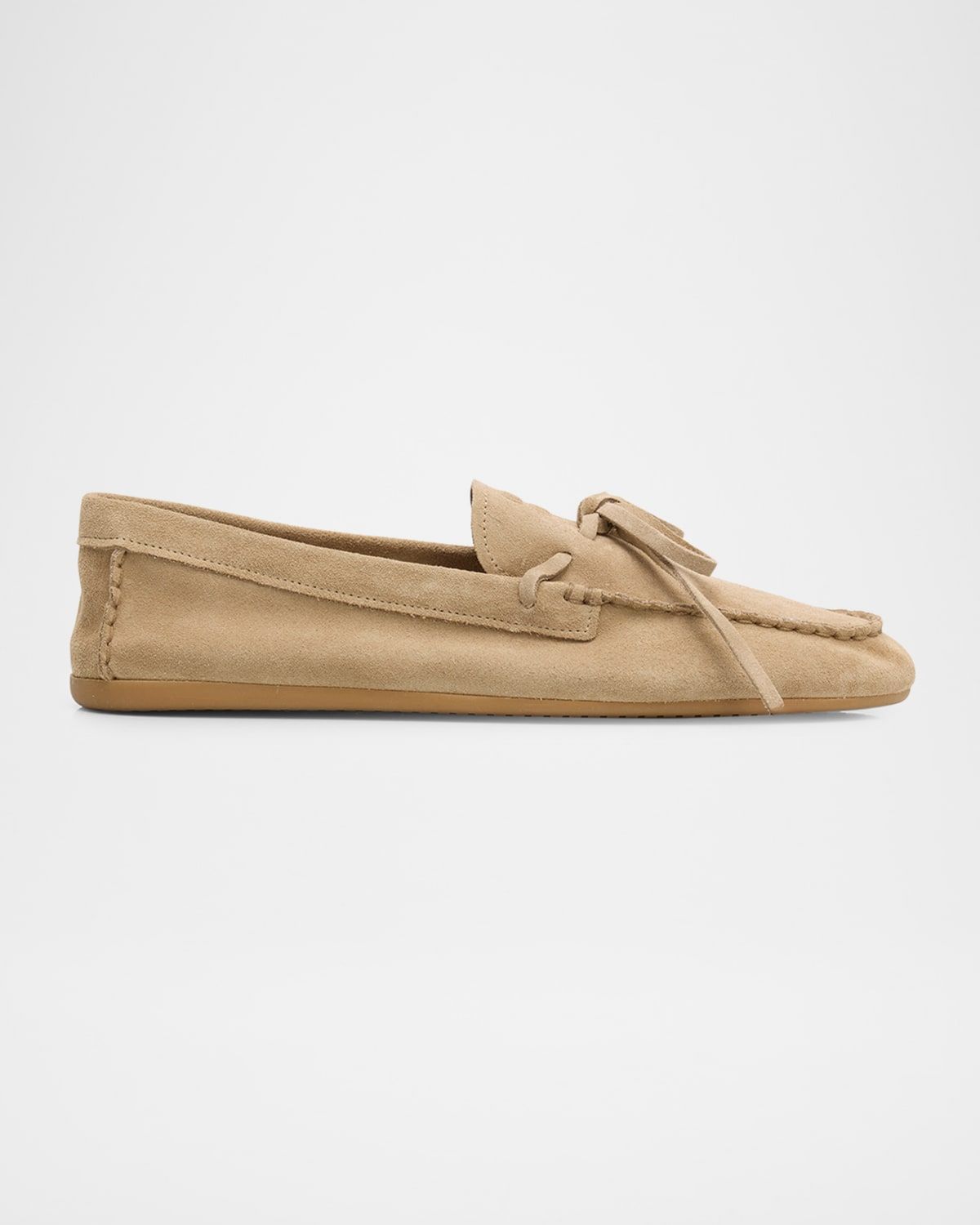 Suede Moccasin Loafers