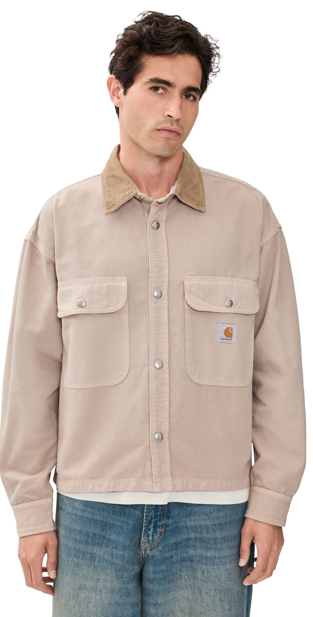 Carhartt WIP Prescott Shirt Jacket String/Leather XL