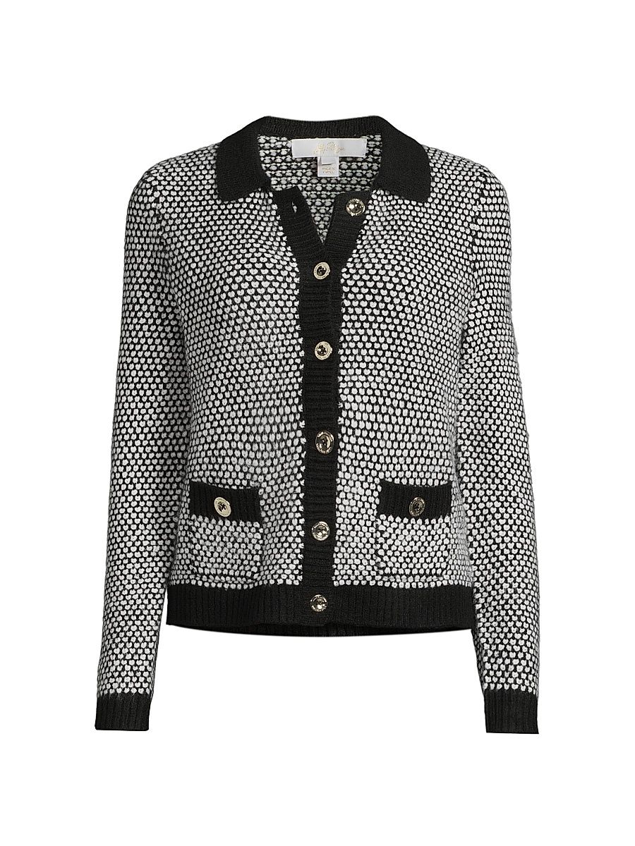 Women's Cormac Sweater Set - Black Safari Tweed - Size XL
