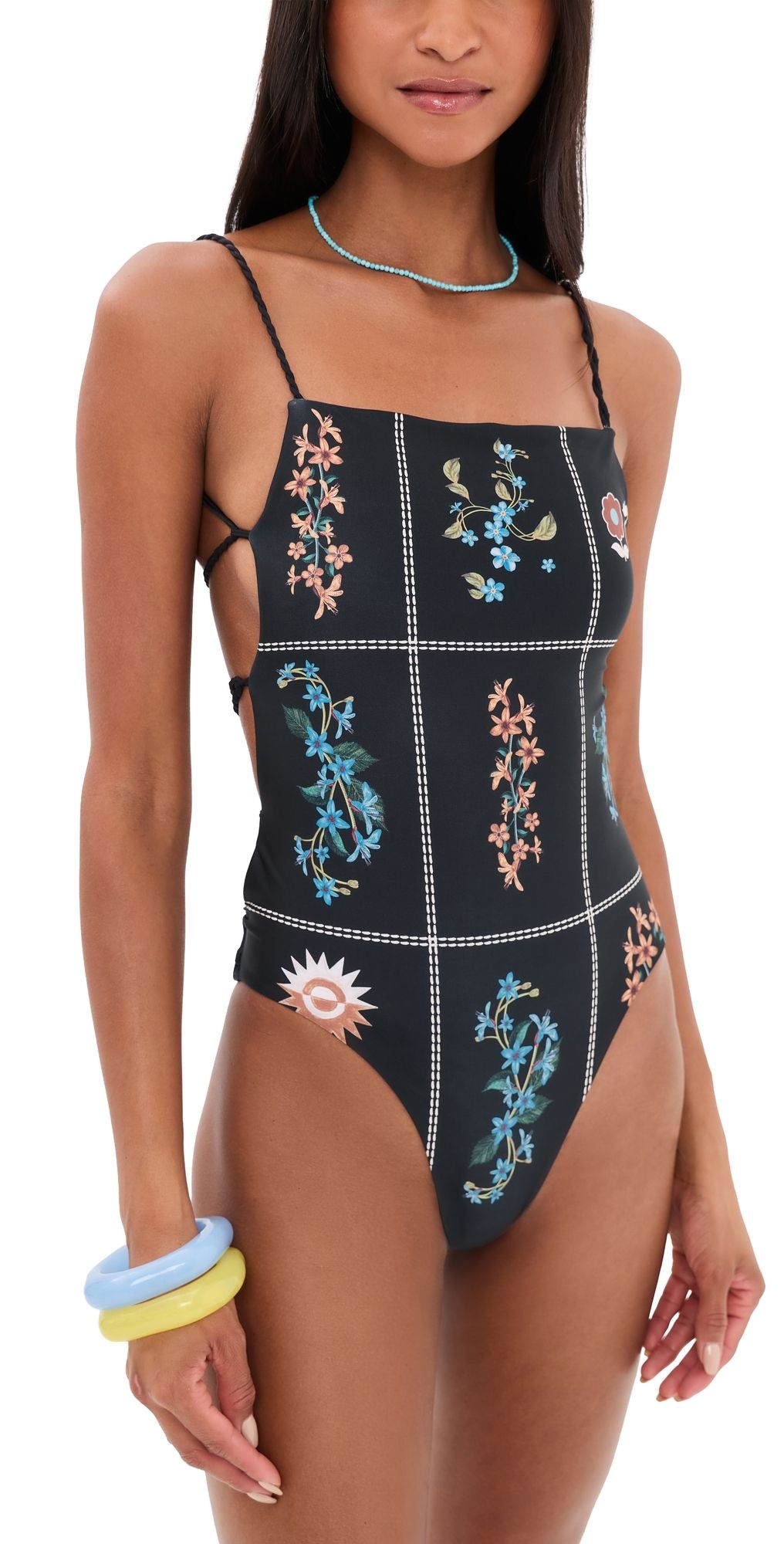 Agua Bendita Kali Weave Reversible One-Piece Swimsuit Multicolor XL