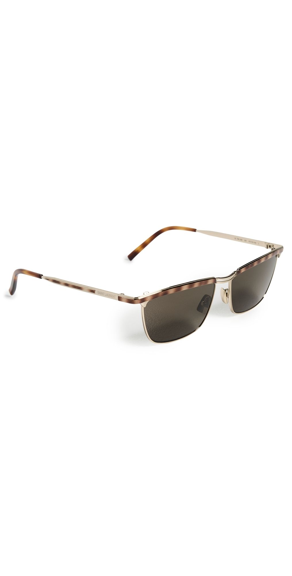 Saint Laurent SL 795 Joe Sunglasses Gold-Gold-Grey One Size