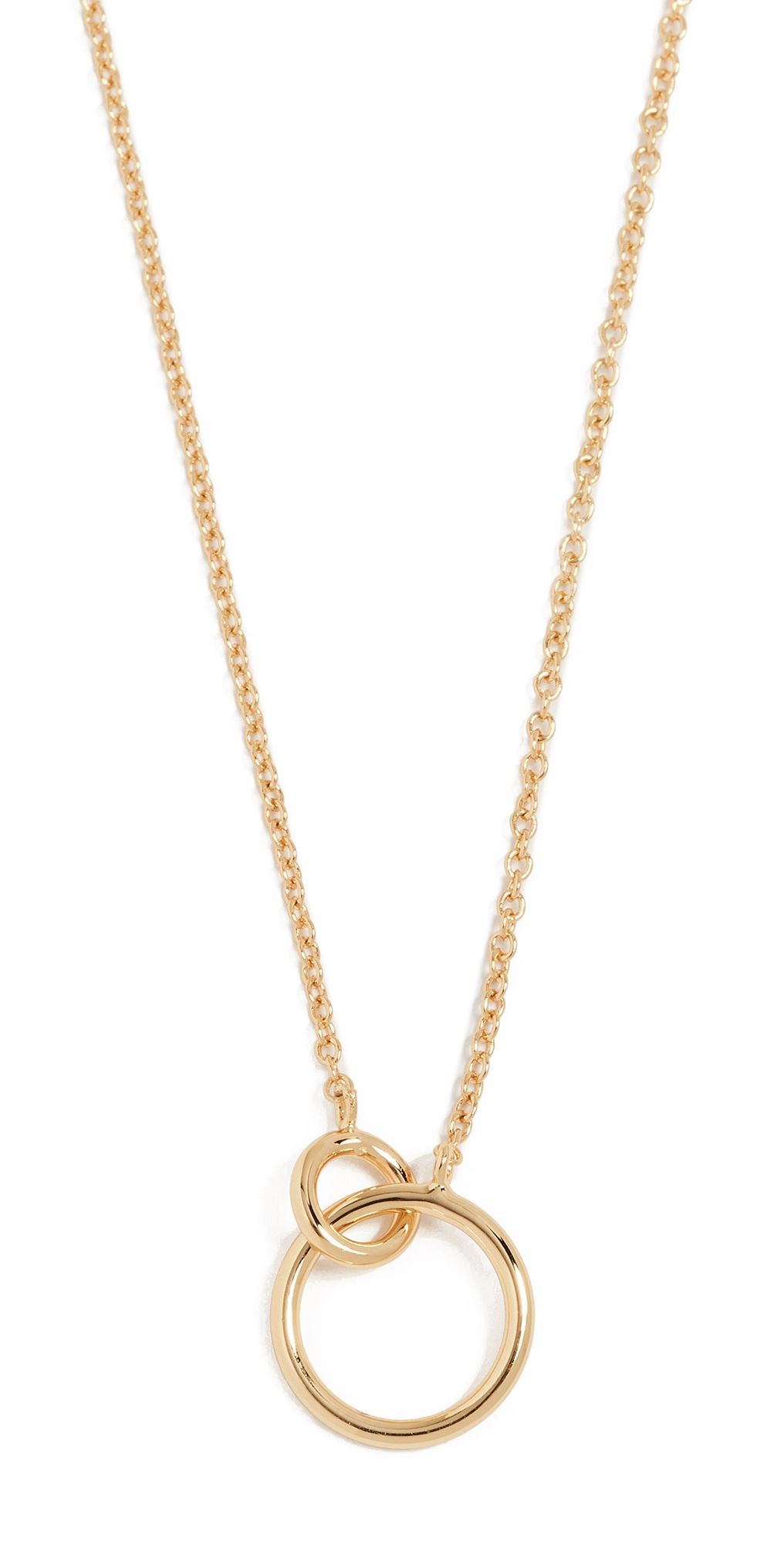 Gorjana Wilshire Charm Necklace Yellow Gold One Size