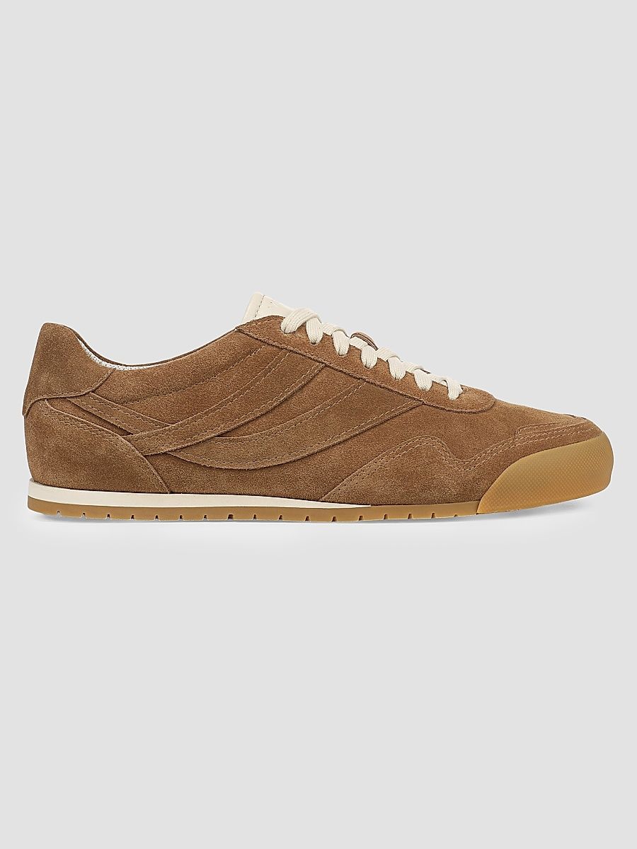 Men's Bayside Jogger Suede Low-Top Sneakers - Birchwood - Size 12