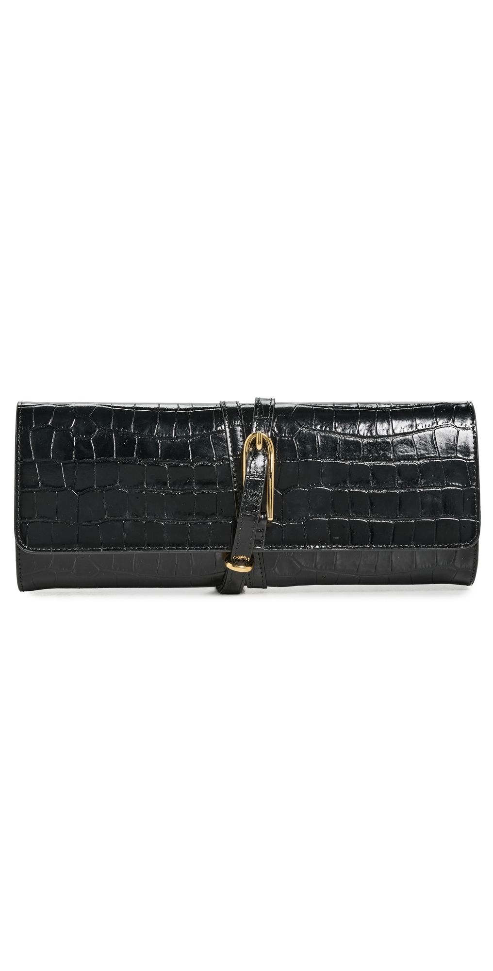 Liffner Belted Clutch Black One Size