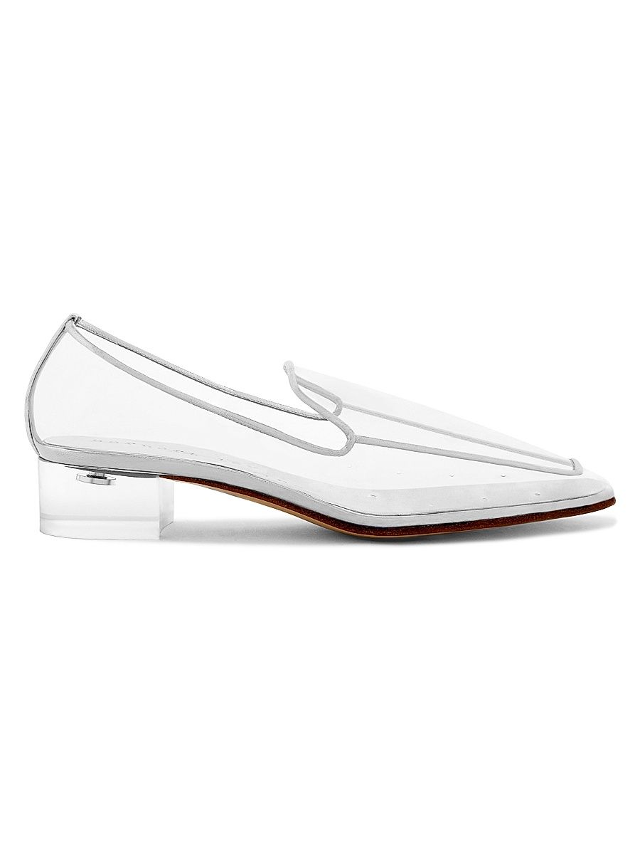 Women's Clear the Air 30MM Soft PVC Loafers - Clear - Size 6
