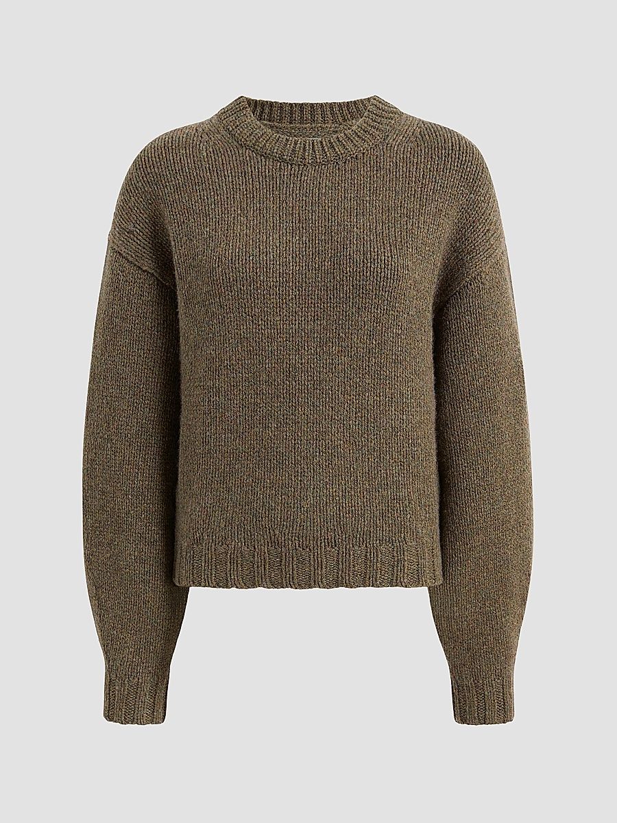 Women's Gemma Crewneck Cashmere Sweater - Artichoke - Size XS