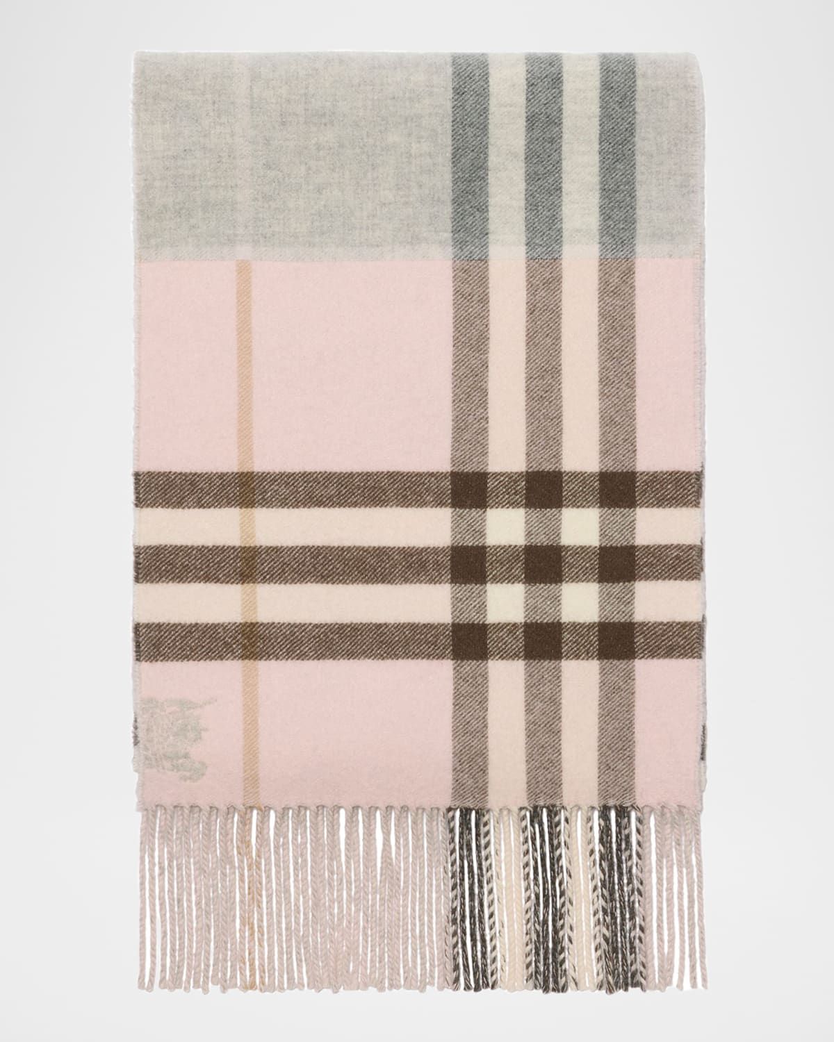 Double-Faced Cashmere EKD Scarf