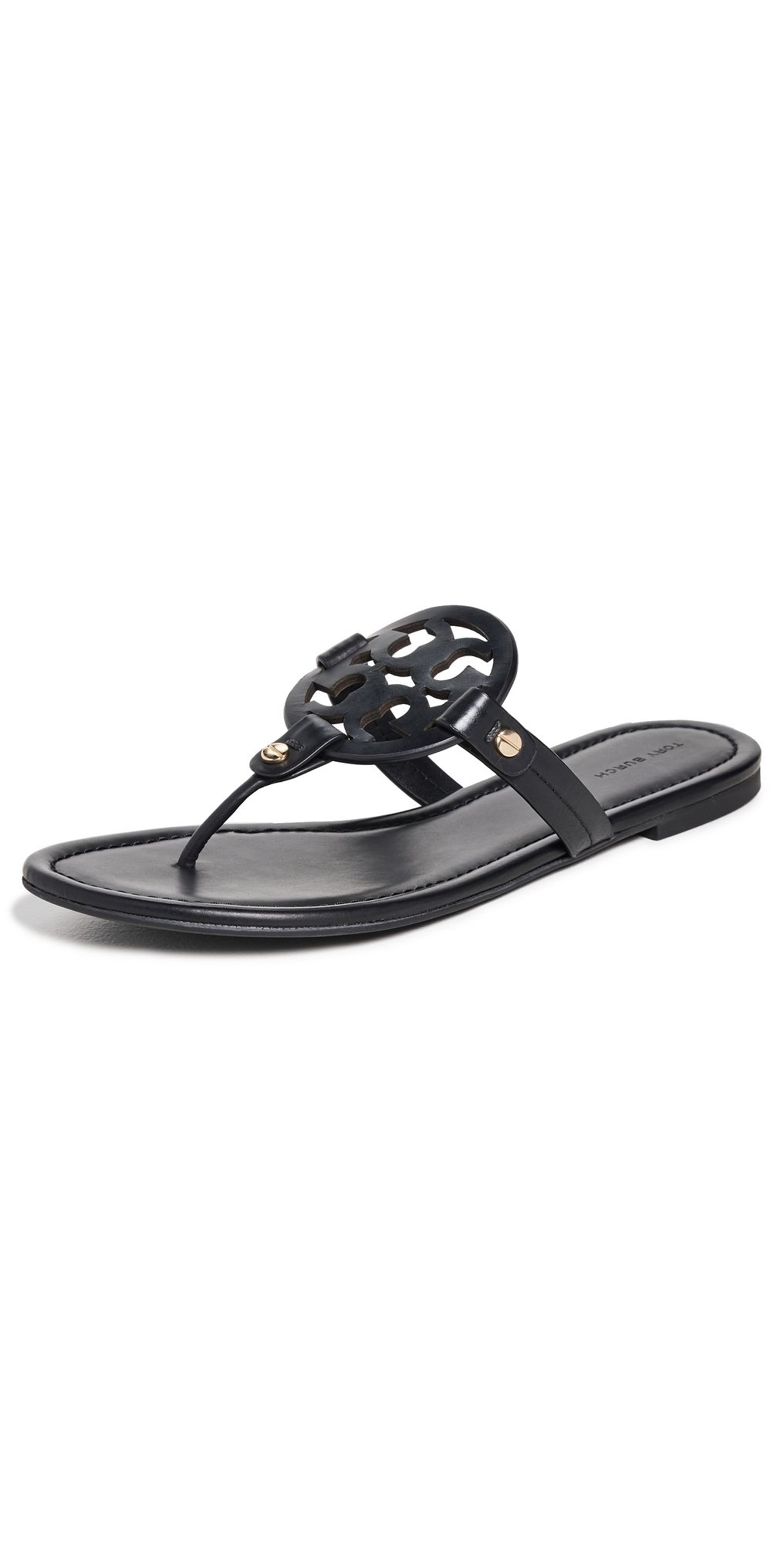 Tory Burch Miller Thong Sandals Perfect Black 4