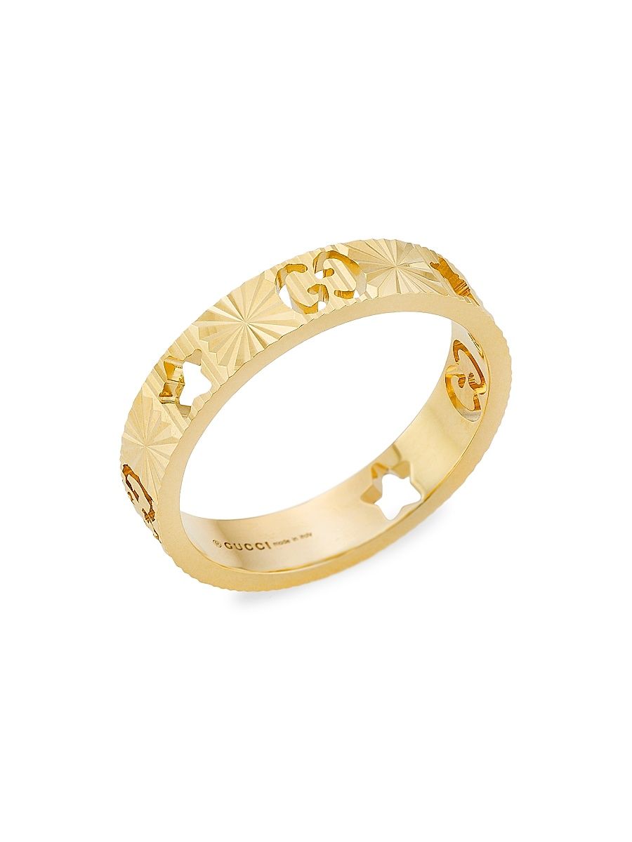 Women's Icon 18K Yellow Gold Star Ring - Yellow Gold - Size 8