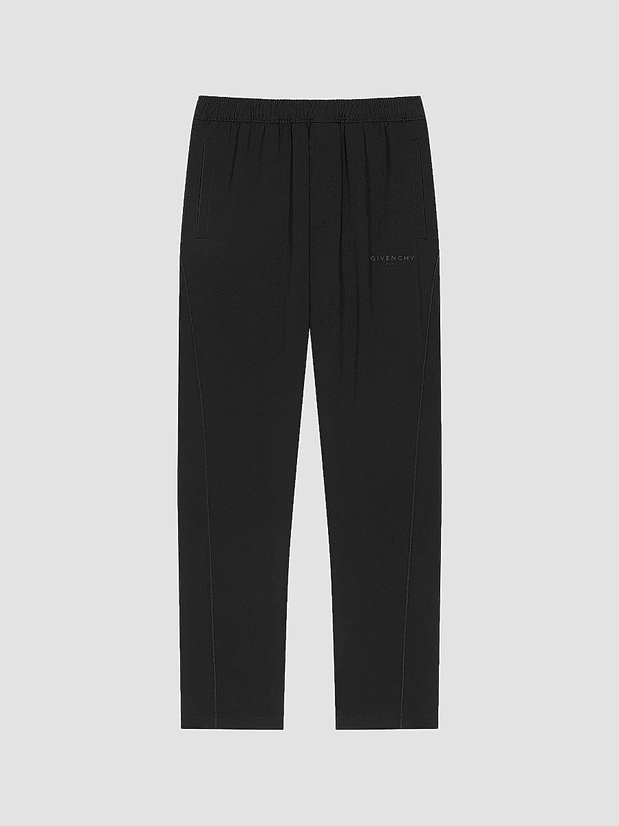 Givenchy Men's Joggers with Paris Jacquard - Black - Size XL