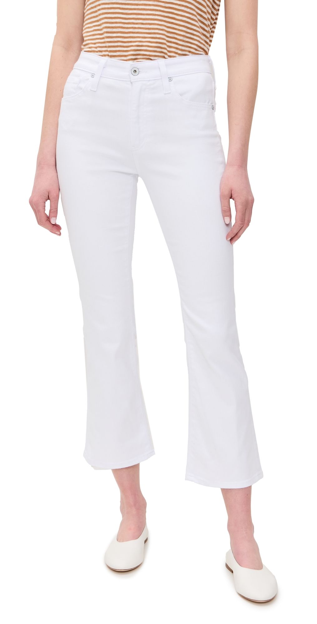 AG Farrah Boot Crop Jeans GALLERY WHITE 30