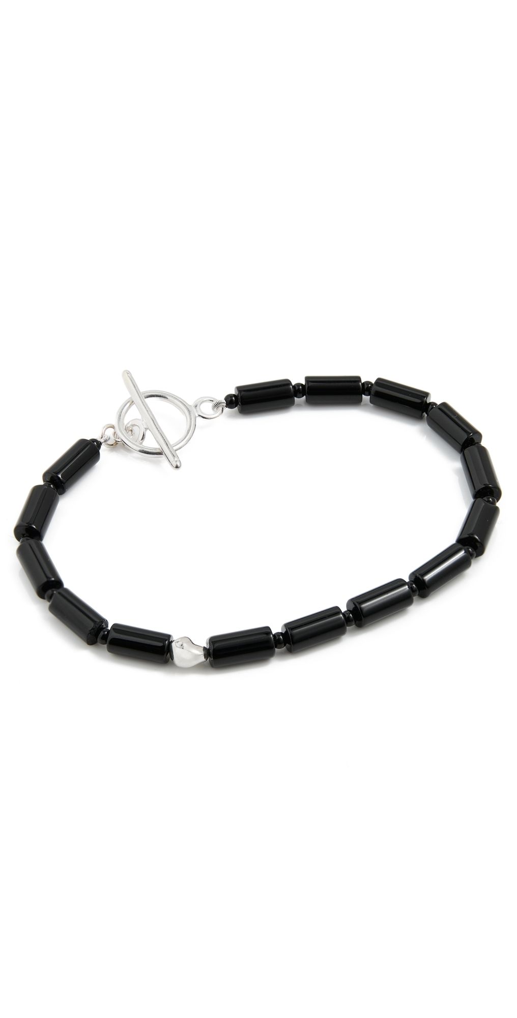 AGMES Vallen Bracelet Sterling Silver/Onyx One Size