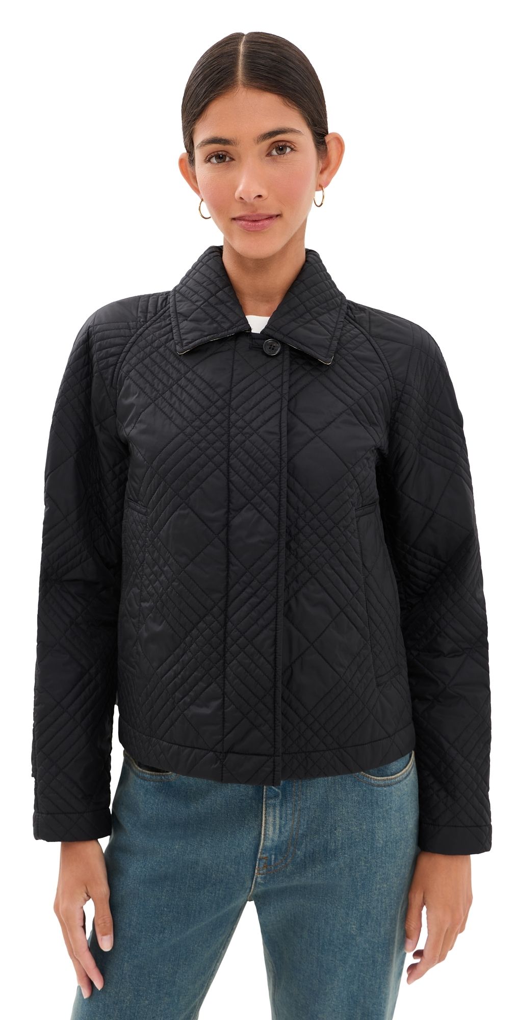 Burberry Quilted Nylon Tiffield Jacket Black XL