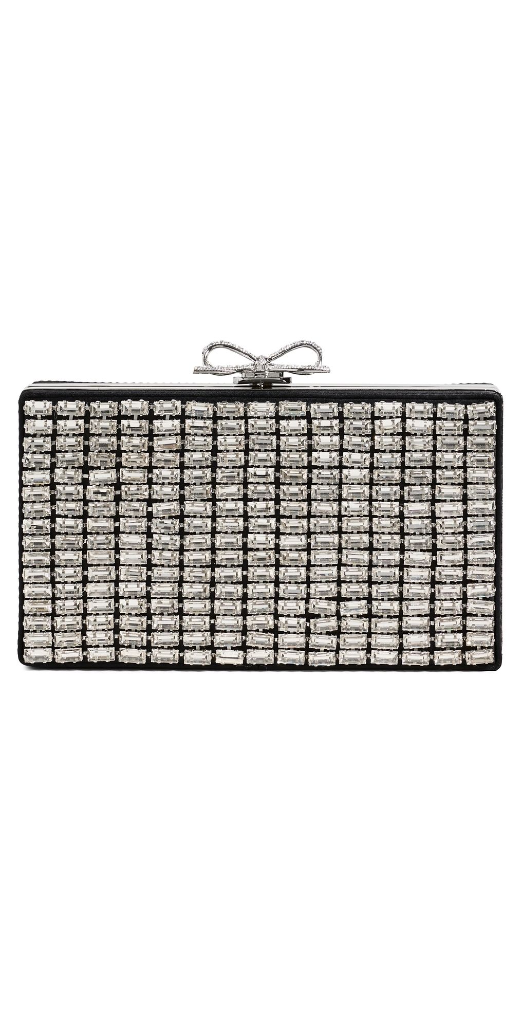 Self Portrait Silver Chainmail Clutch Color One Size