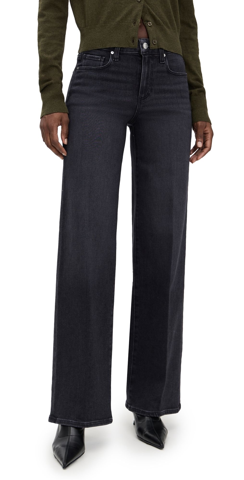 PAIGE Tatum 32 Jeans Ink Black 28