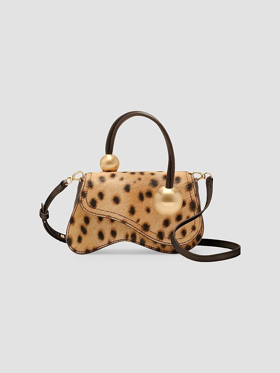 Women's Kazia Nano Cheetah Print Hair-On-Hide Crossbody Bag - Cheetah