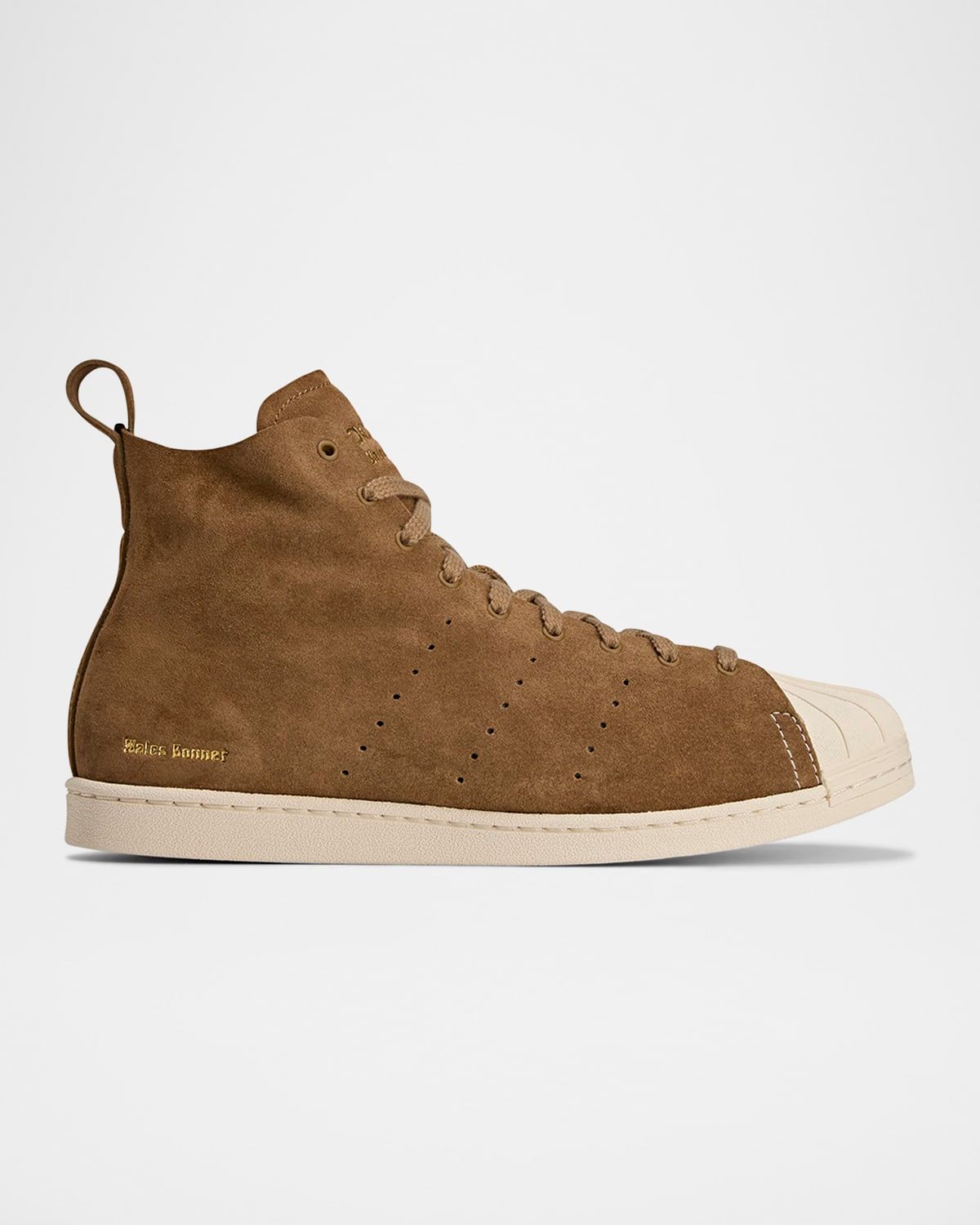 x Wales Bonner Men & apos;s Superstar Suede High-Top Sneakers