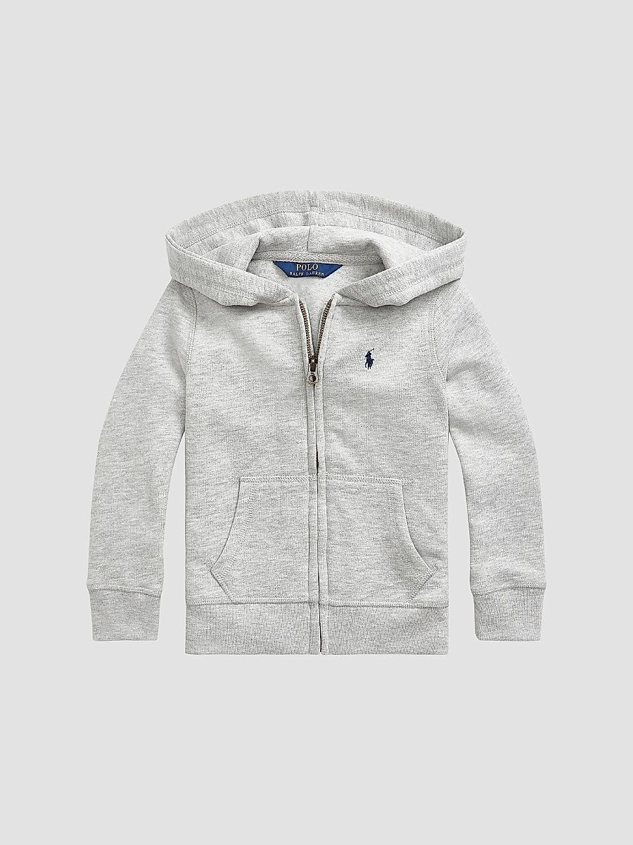 Polo Ralph Lauren Girl's Little​ Girl's Fleece Zip Hoodie - Andover Heather - Size 6