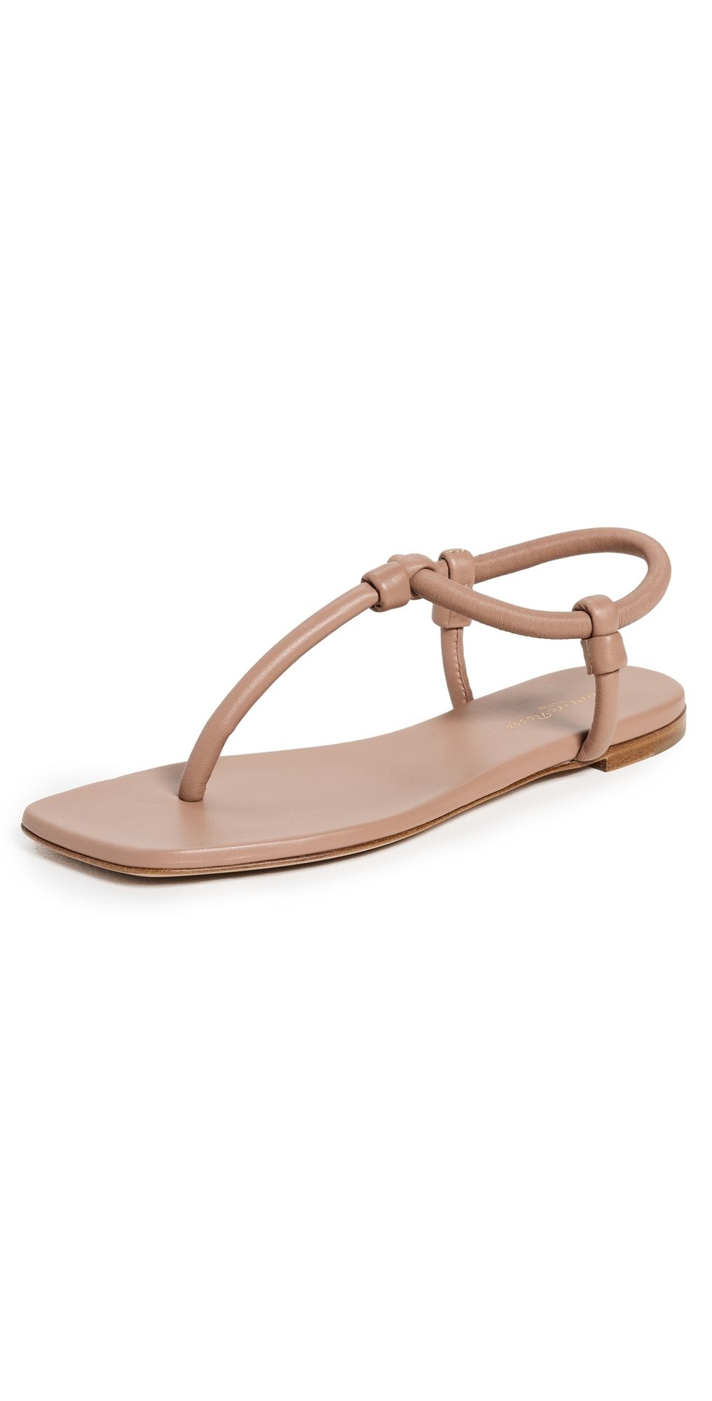 Gianvito Rossi Juno Thong Sandals Praline 36.5