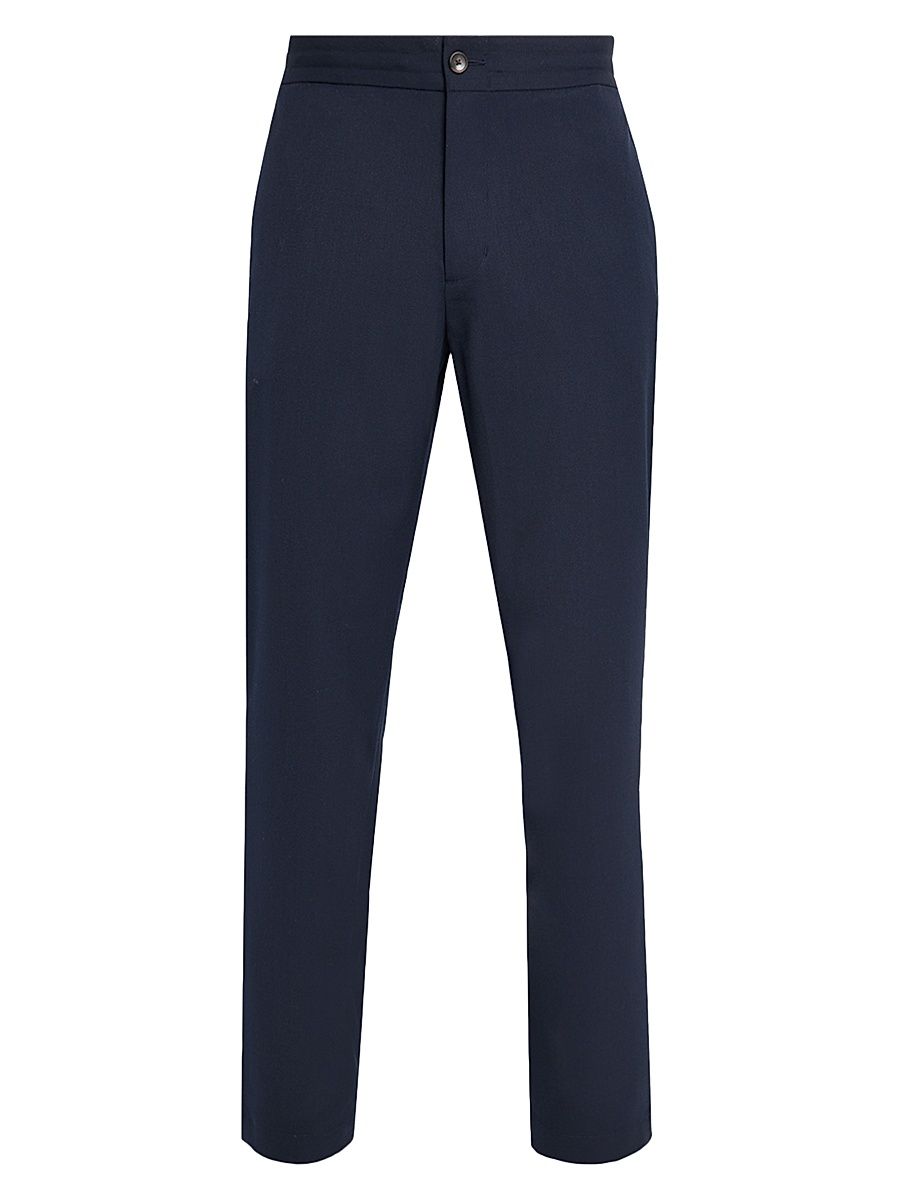 Men's Louie Wool Twill Pants - Dark Blue - Size XL