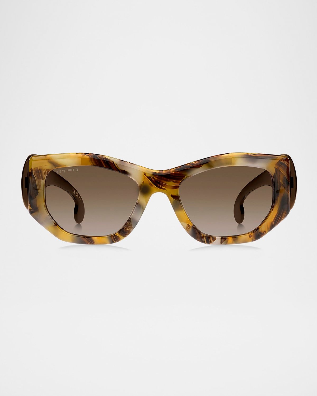 Etropaisley Acetate Rectangular Sunglasses