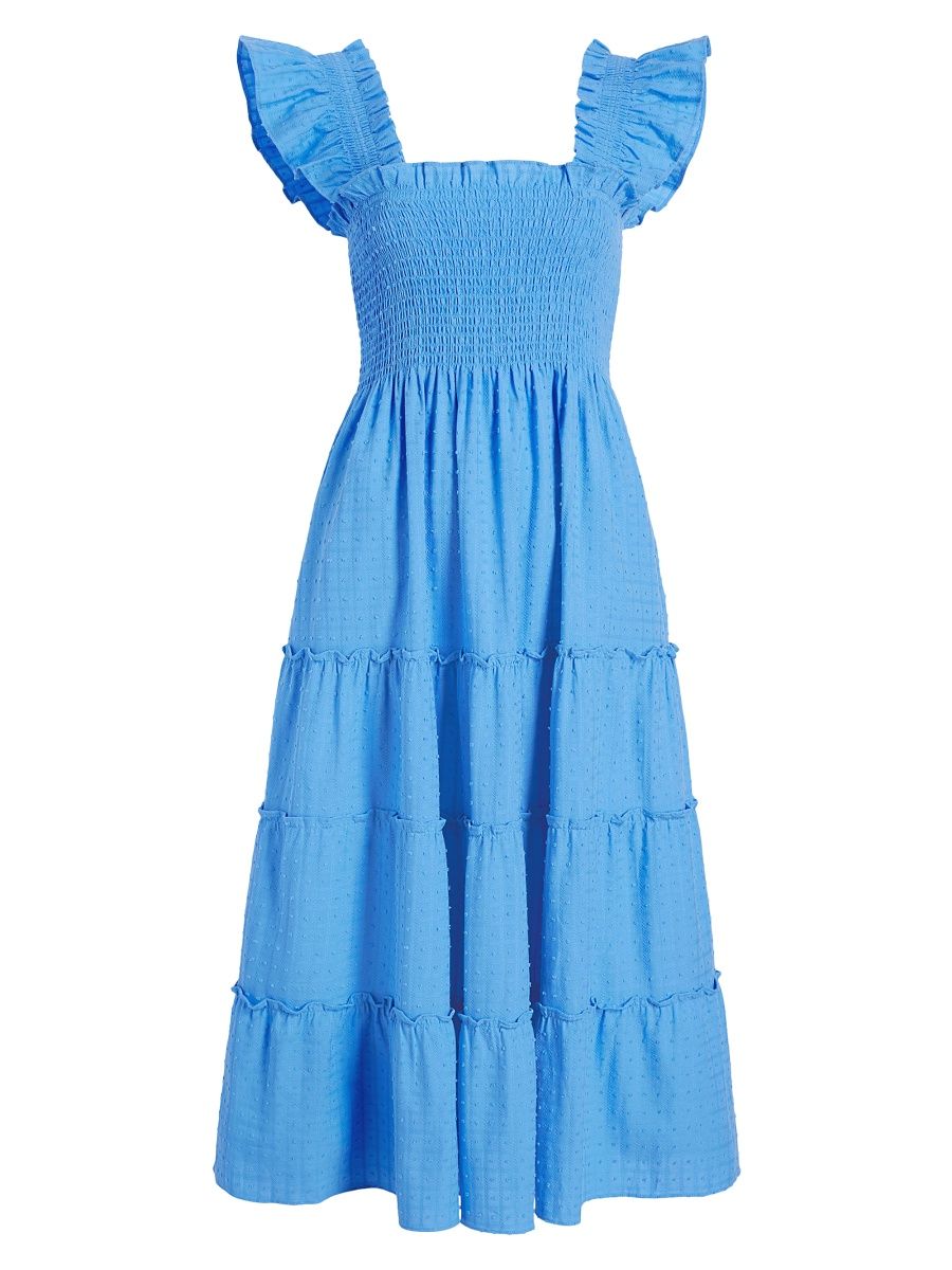 Hill House Home Women's The Ellie Nap Dress - Hydrangea Blue - Size Small