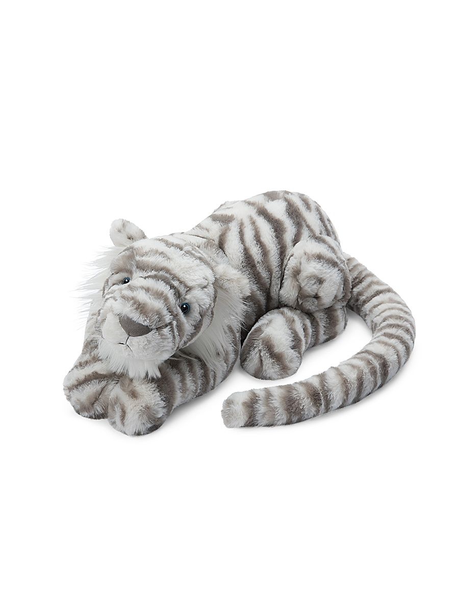 Kid's Sacha Snow Tiger Plush Toy - White