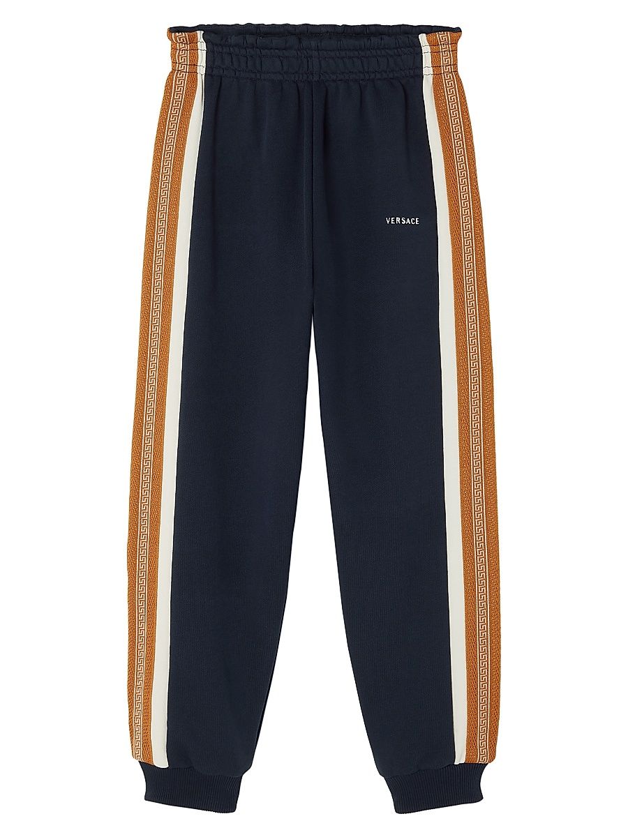 Baby Boy's, Little Boy's & Boy's Embroidered Greek Contrast Joggers - Dark Navy - Size 8