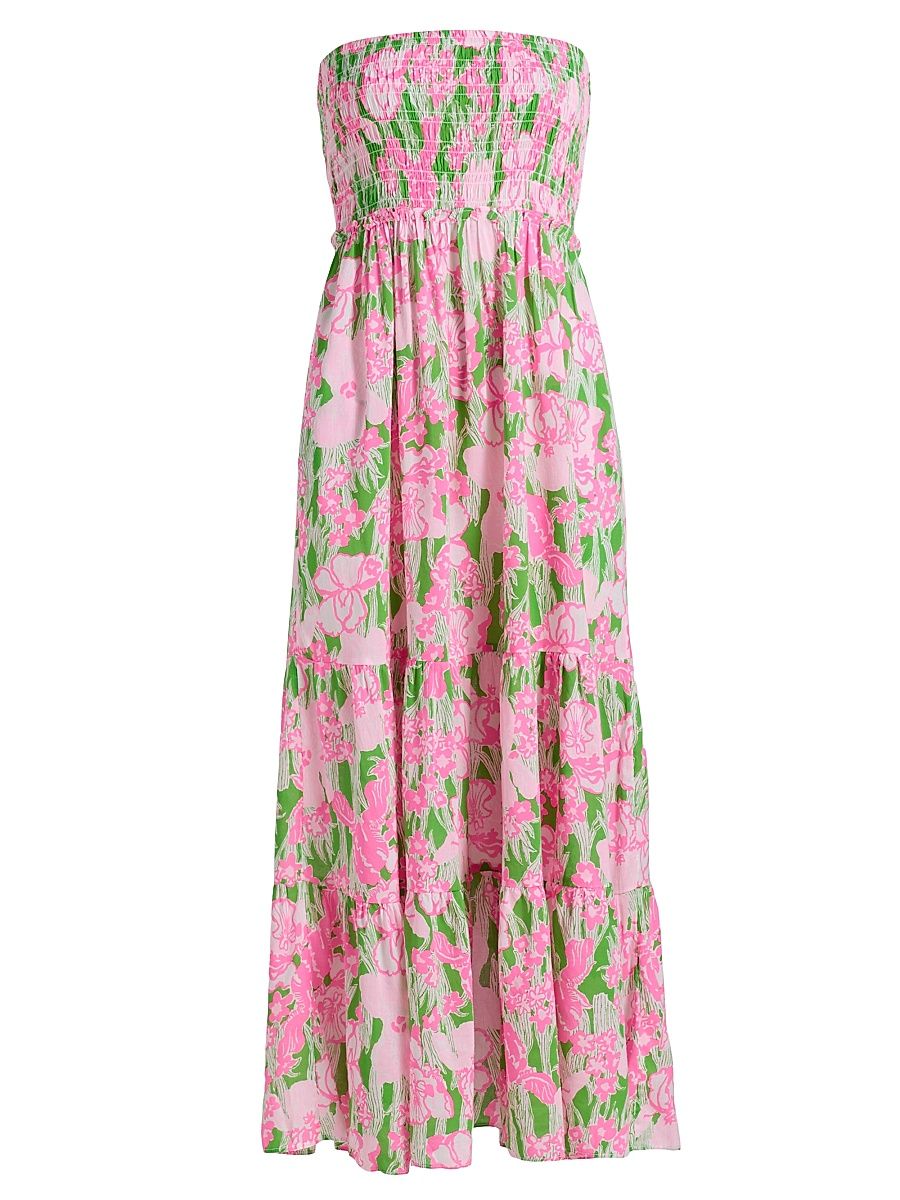 Women's Anali Floral Maxi Dress - Putting Green Hannah - Size XL