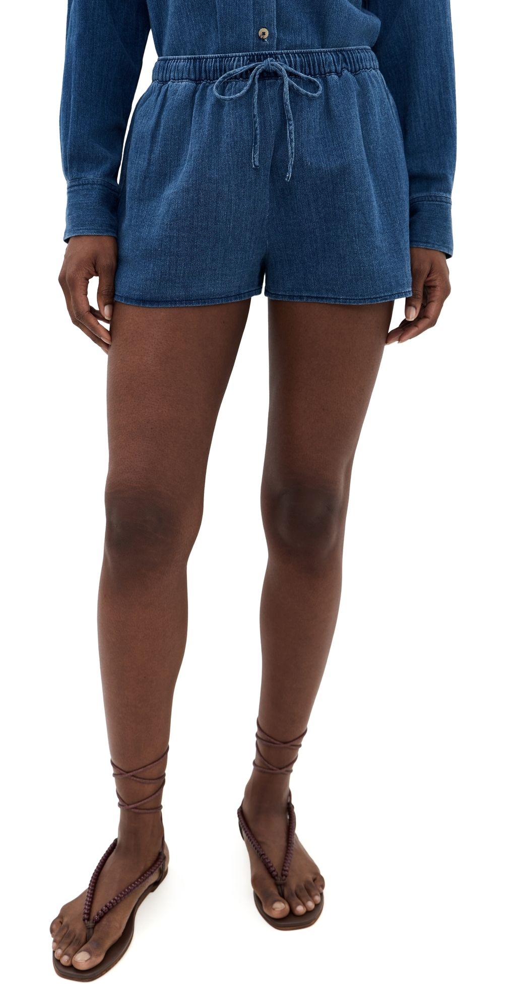 Z Supply Perfect Twill Shorts Twilight Blue S