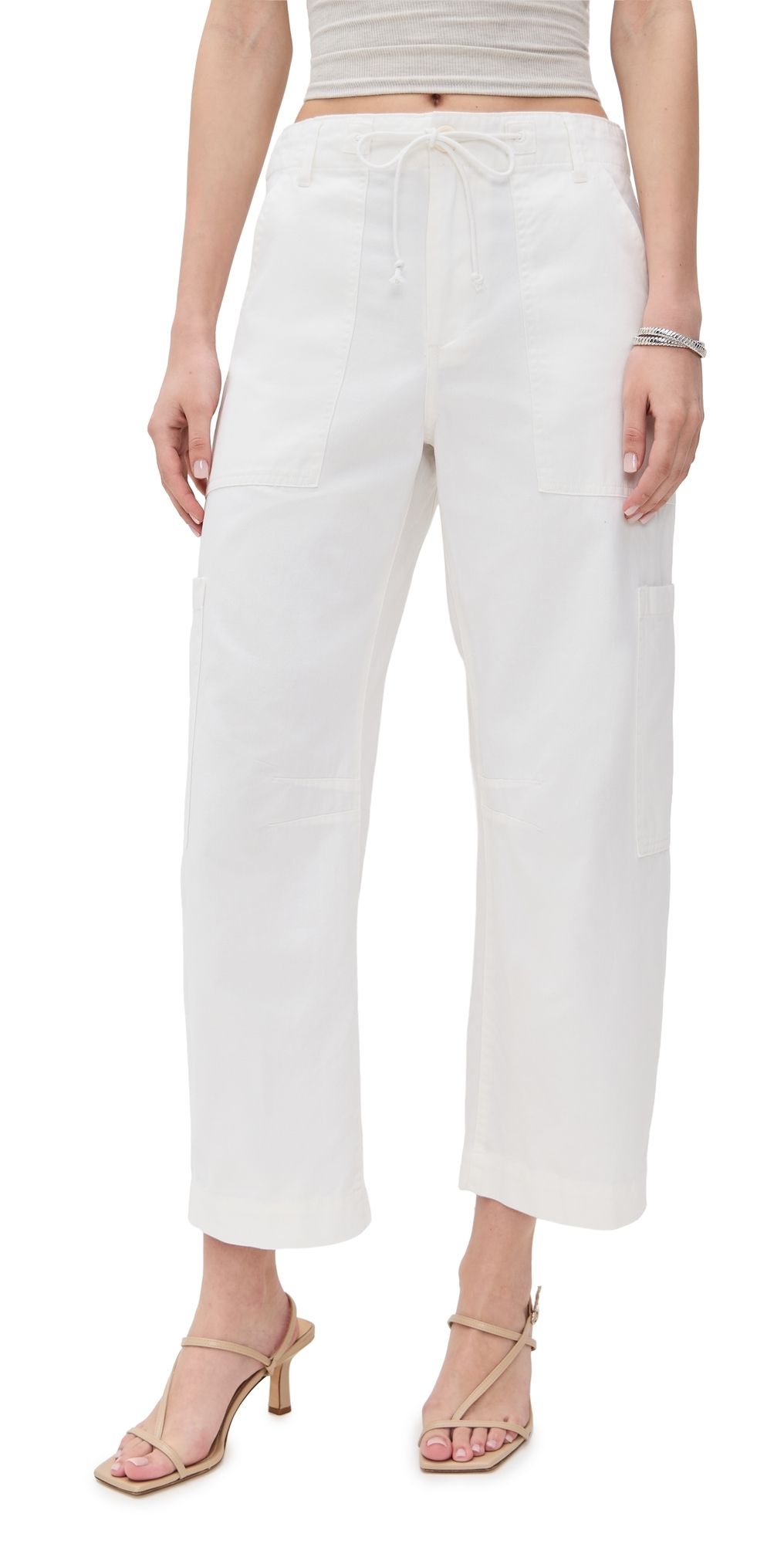 Pistola Sabrina Curved Utility Pant White 33