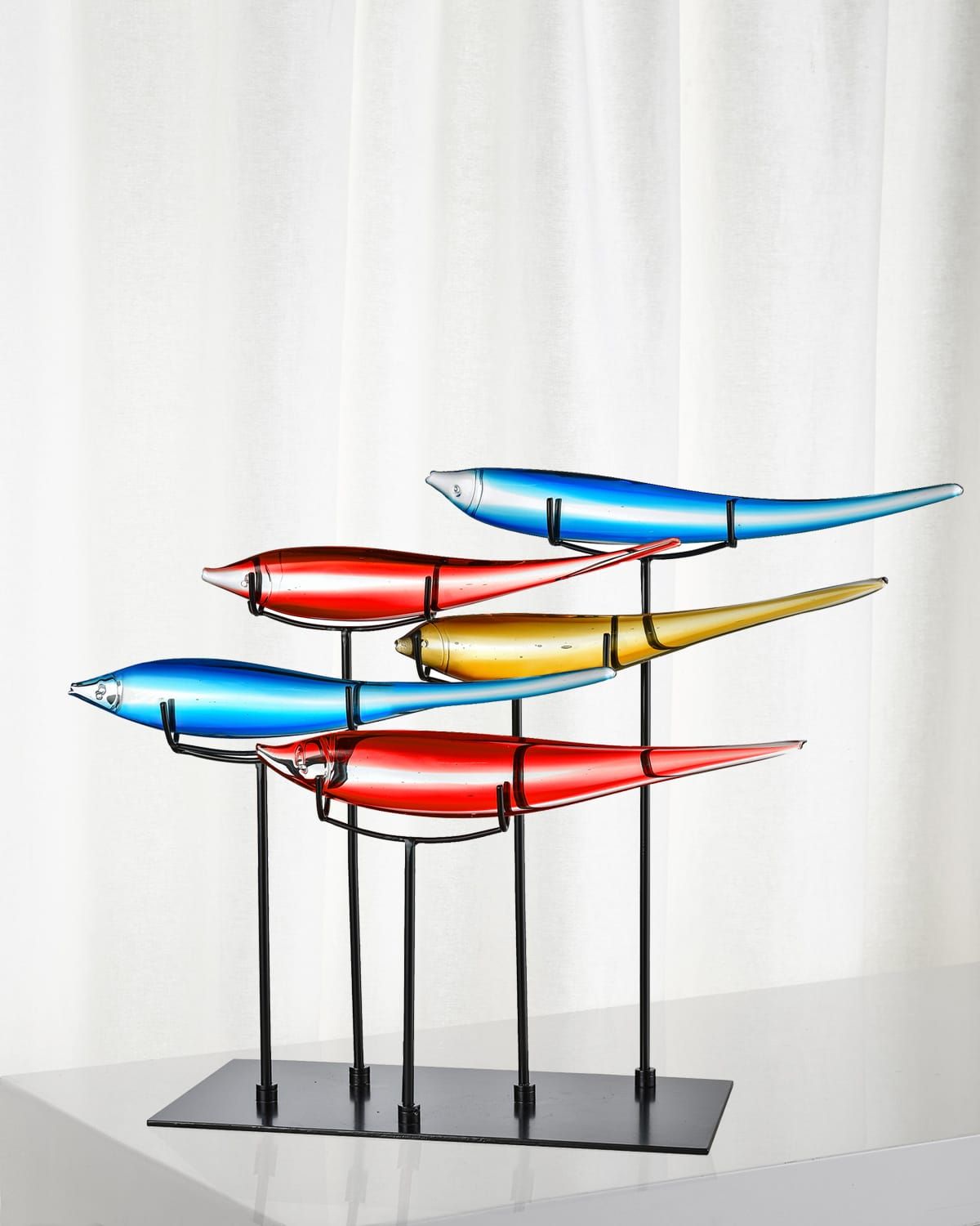 Decorative 5 Multicolor Fish Figurine
