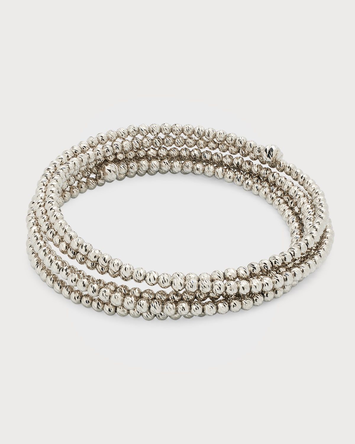 Platinum Loop Bracelet, 32.5"L