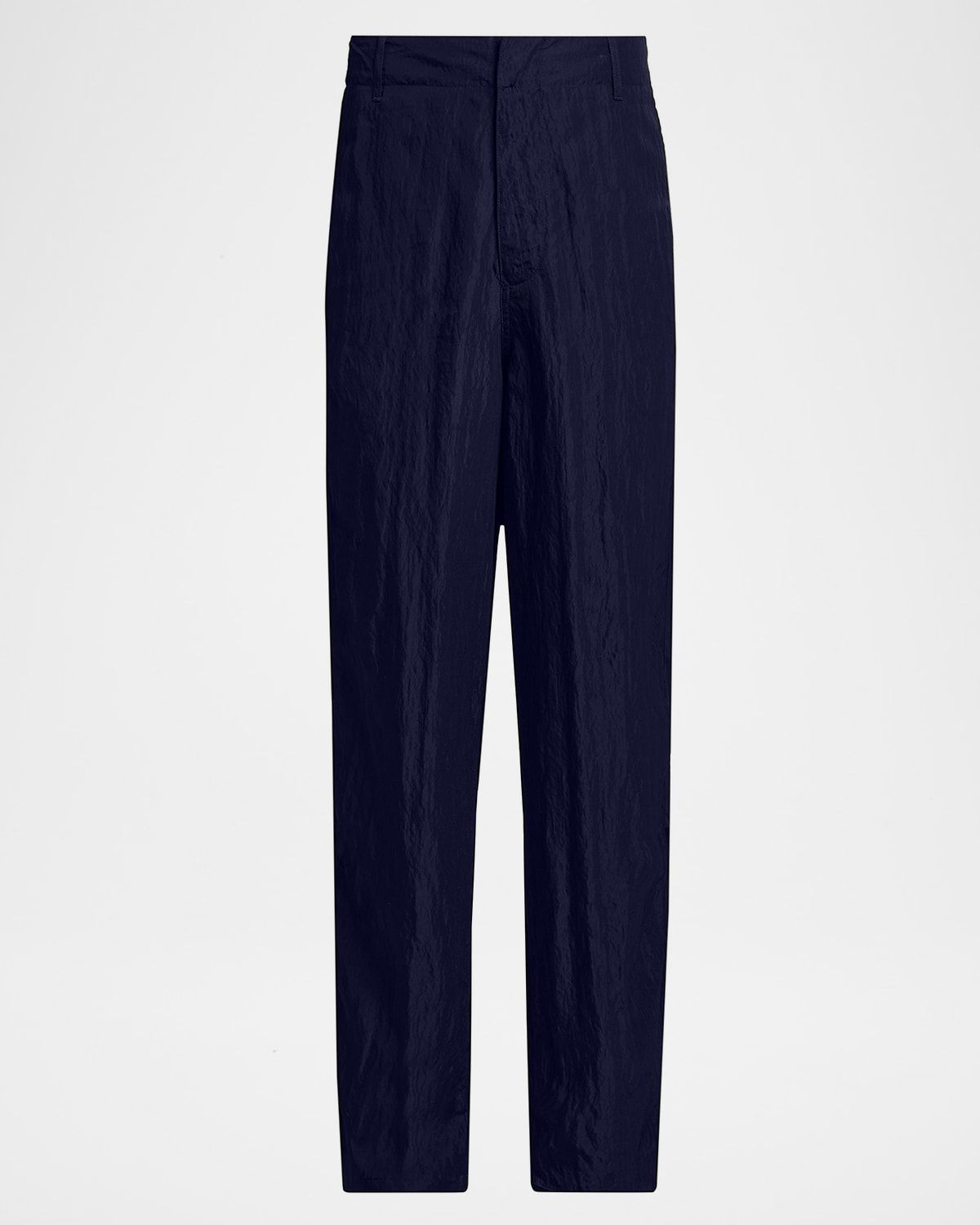 Men & apos;s Crinkled Viscose Trousers