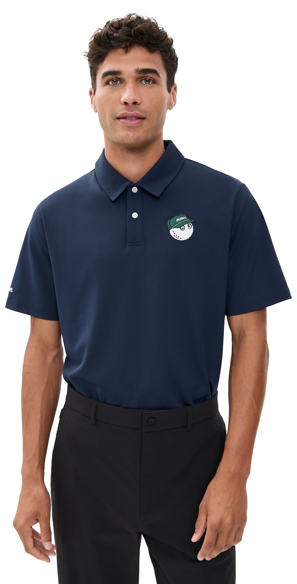 Malbon Golf Fairway Baldwin Polo Navy L