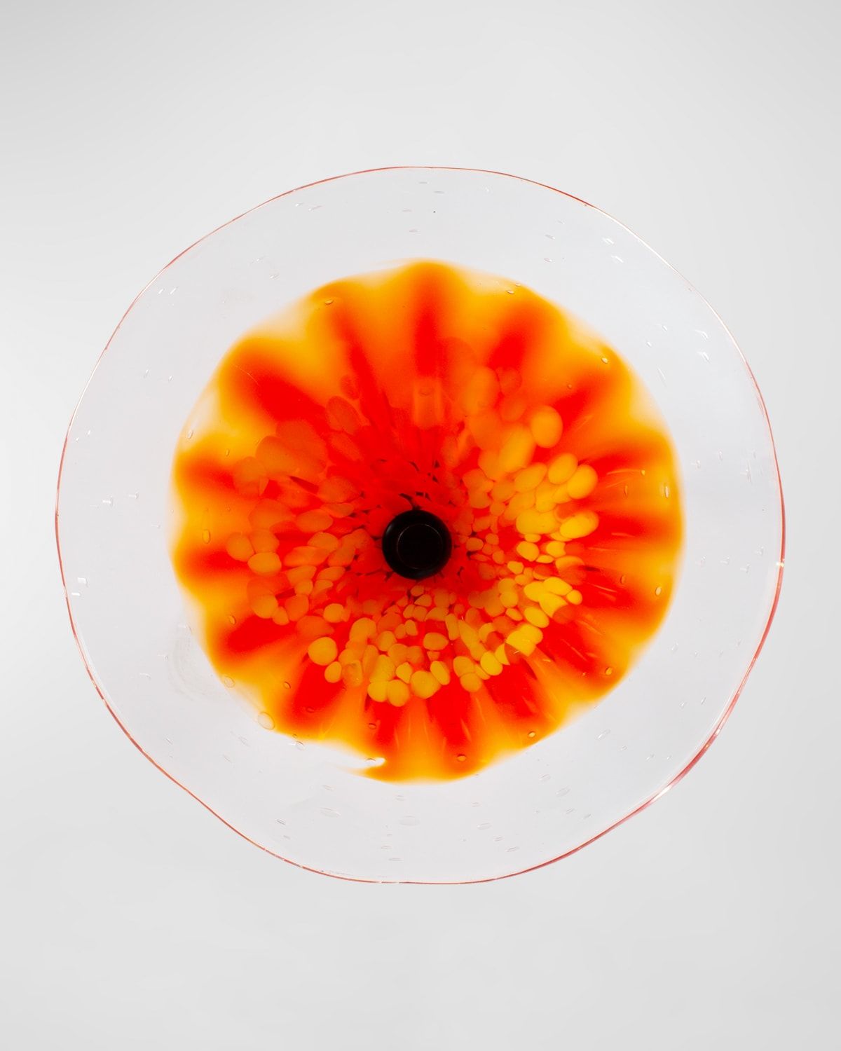 Milagra Art Glass Wall Decor, 12" Round