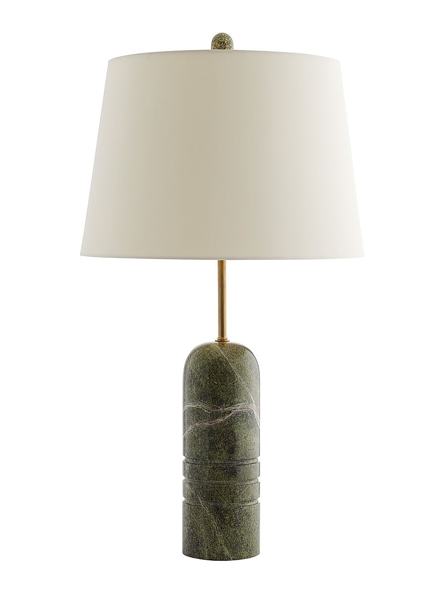 Mendoza Marble Lamp - Green
