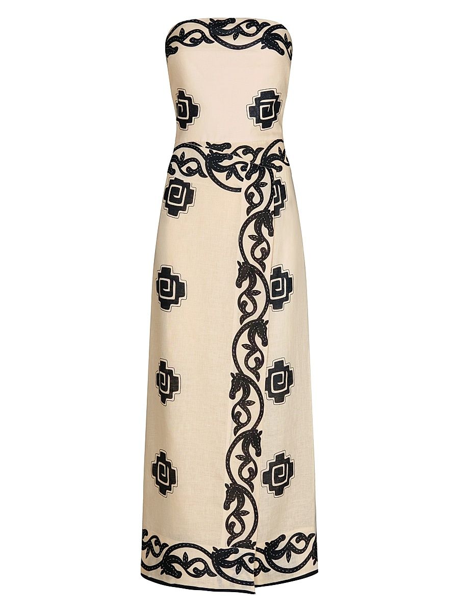 Women's Ancient Ankle Dress - Ecru Black - Size 10