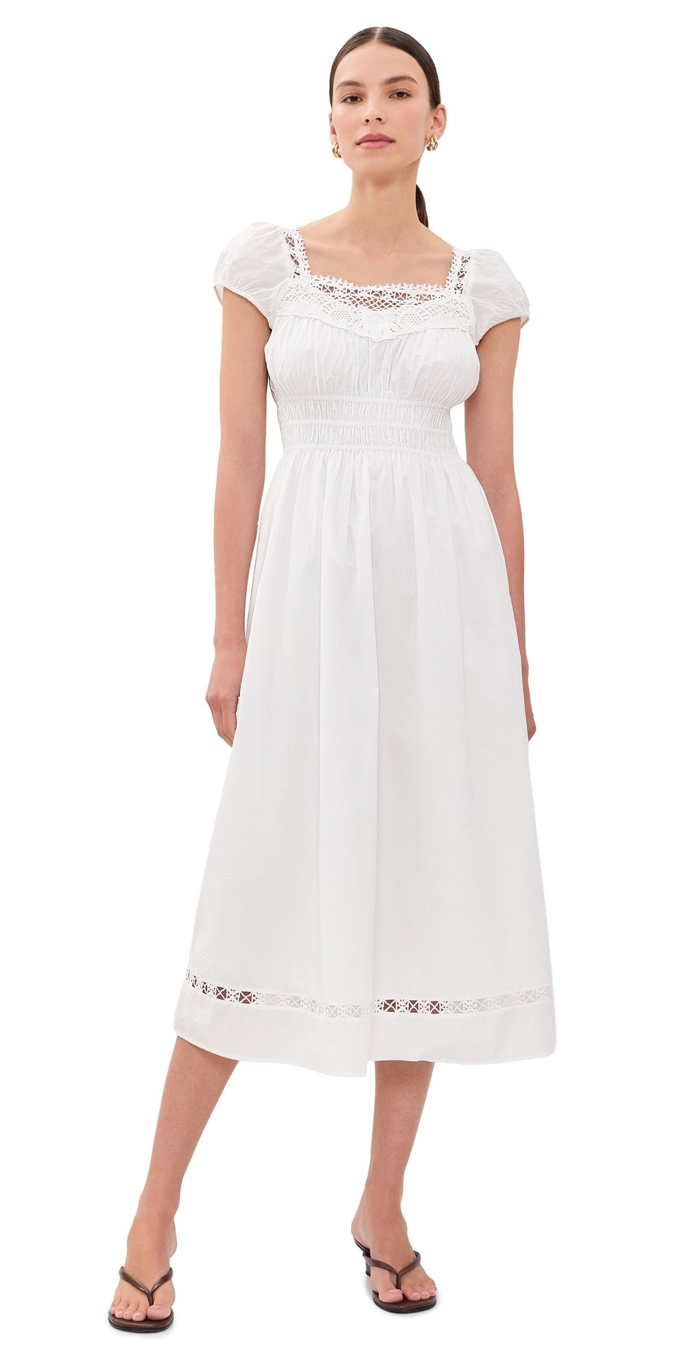 POSSE Veda Sundress Vintage White XL