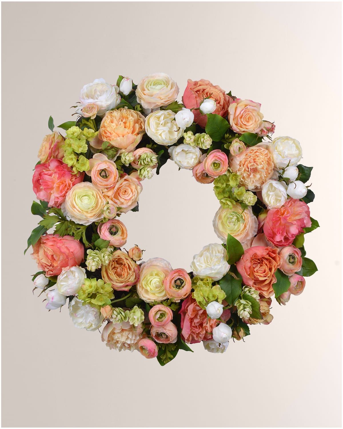 Rose Ranunculus Wreath
