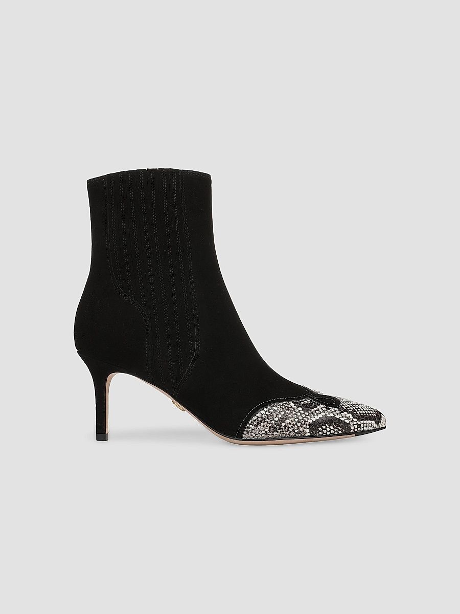 Women's Lisa 70MM Suede Boots - Black Roccia - Size 12