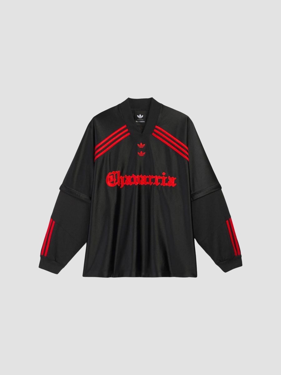 adidas Y-3 Men's adidas x Willy Chavarria Dazzle Long-Sleeve Jersey - Black - Size XL