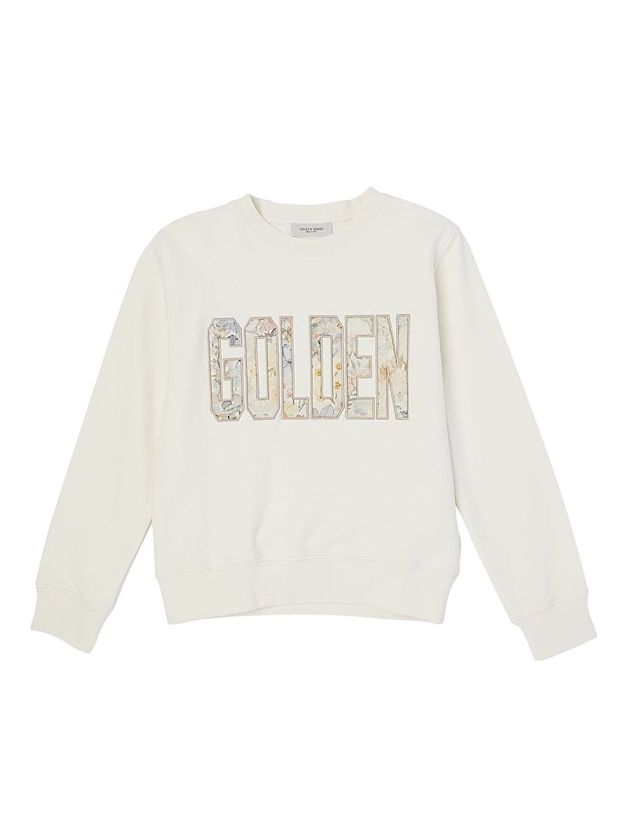 Little Girl's & Girl's Journey "Golden" Embroidered Sweatshirt - White - Size 6