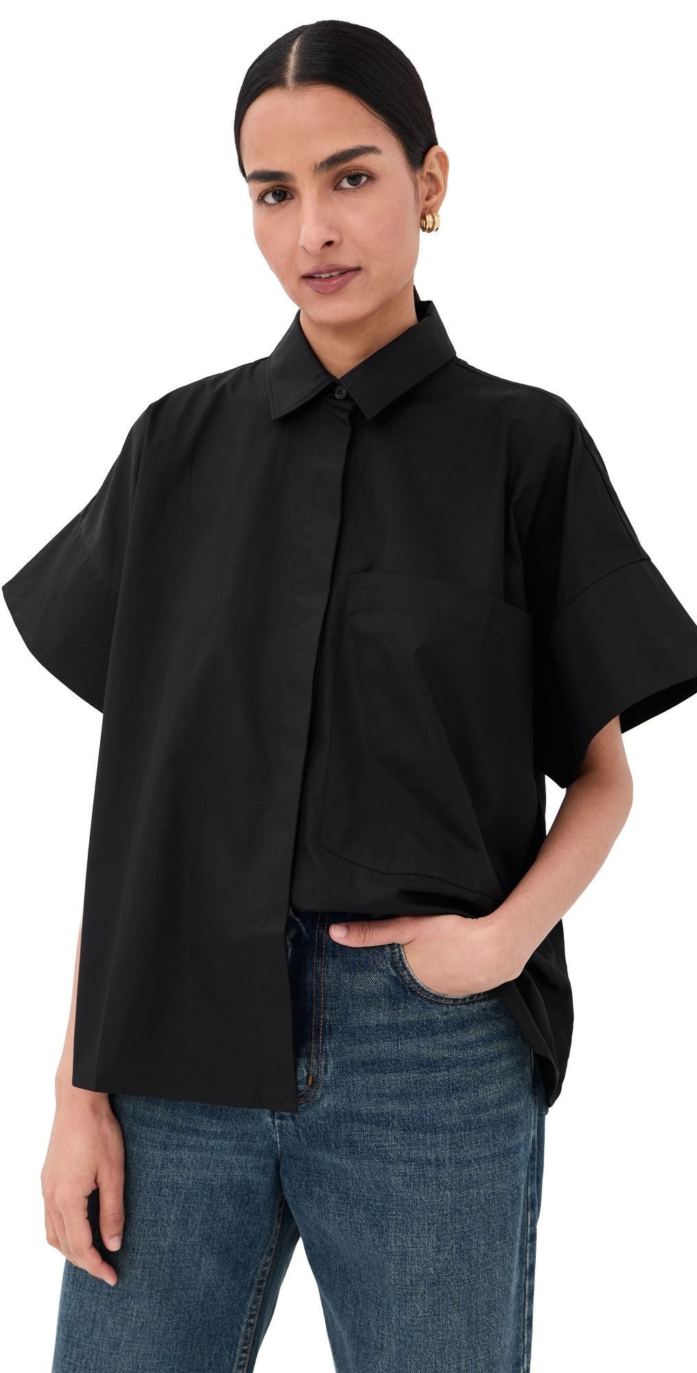 CO Boxy Short Sleeve Shirt Black XL