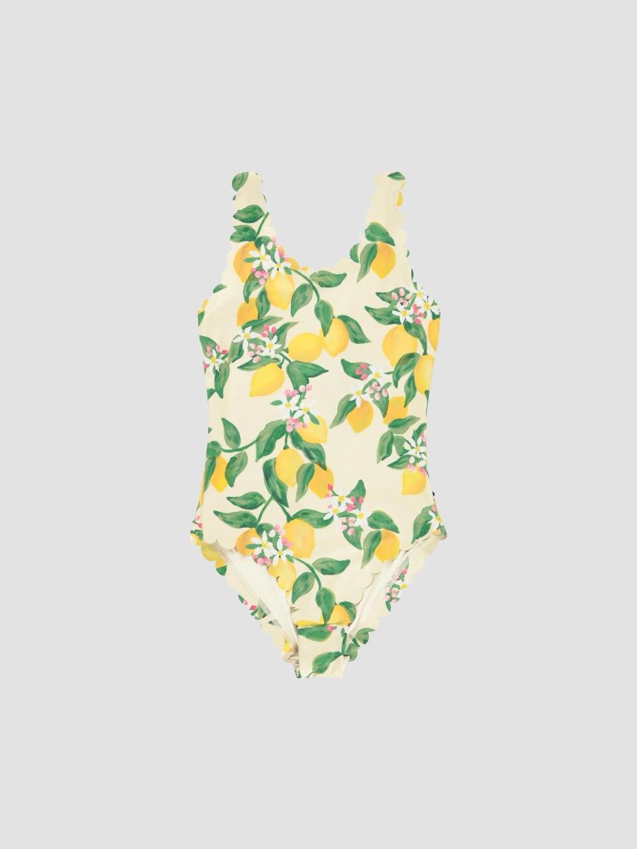 Molo Girl's Little Girl's & Girl's Noelle One-Piece Swimsuit - Citrus - Size 10