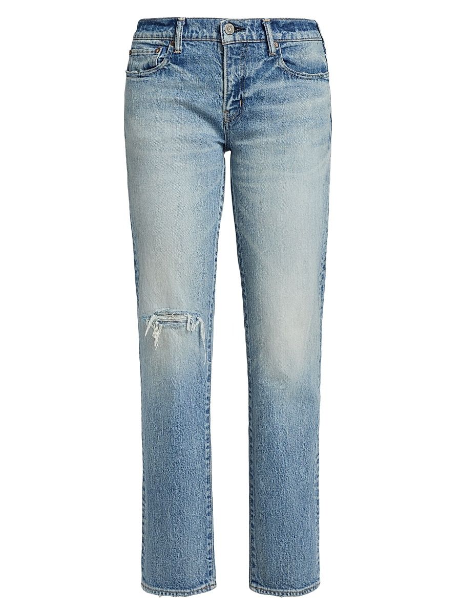 Women's Deland Slim Straight-Leg Jeans - Light Blue - Size 31