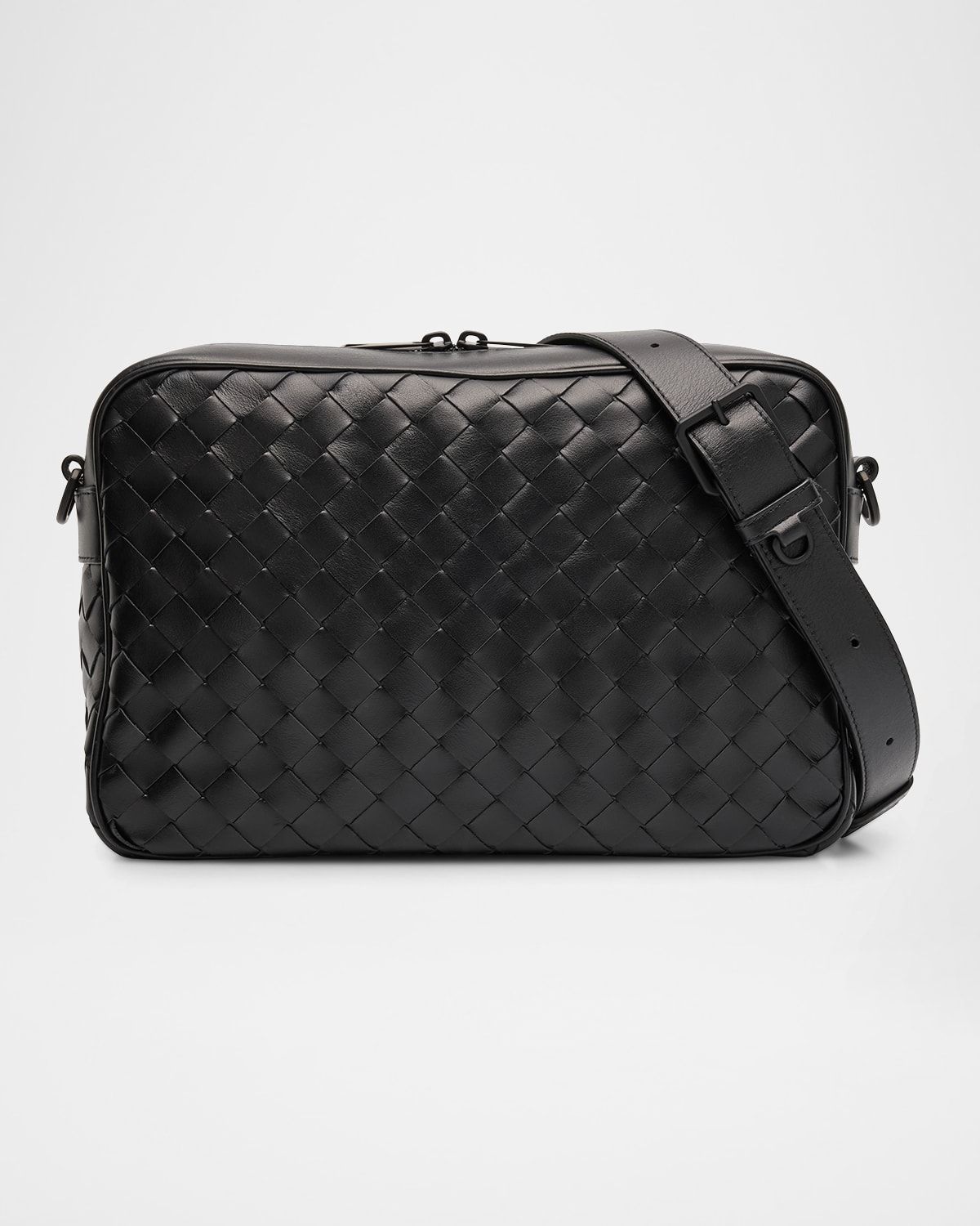 Men & apos;s Intrecciato Medium Crossbody Bag