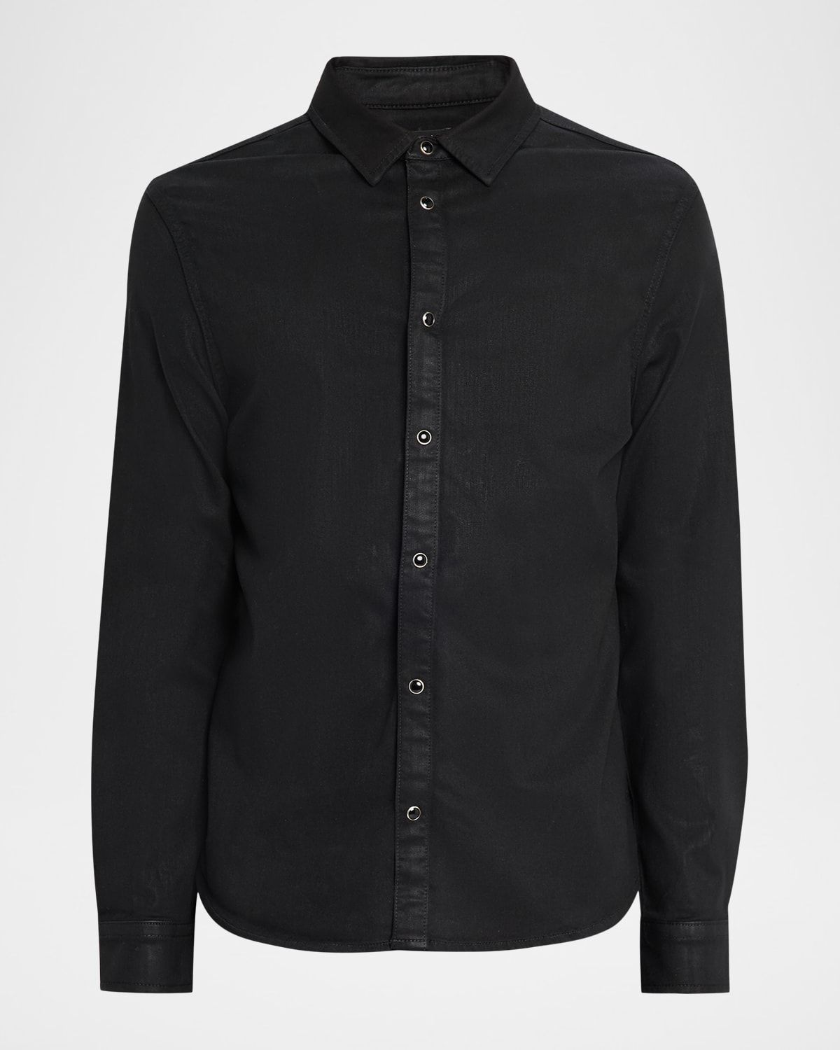 Men & apos;s Cooper Coated Snap-Front Shirt