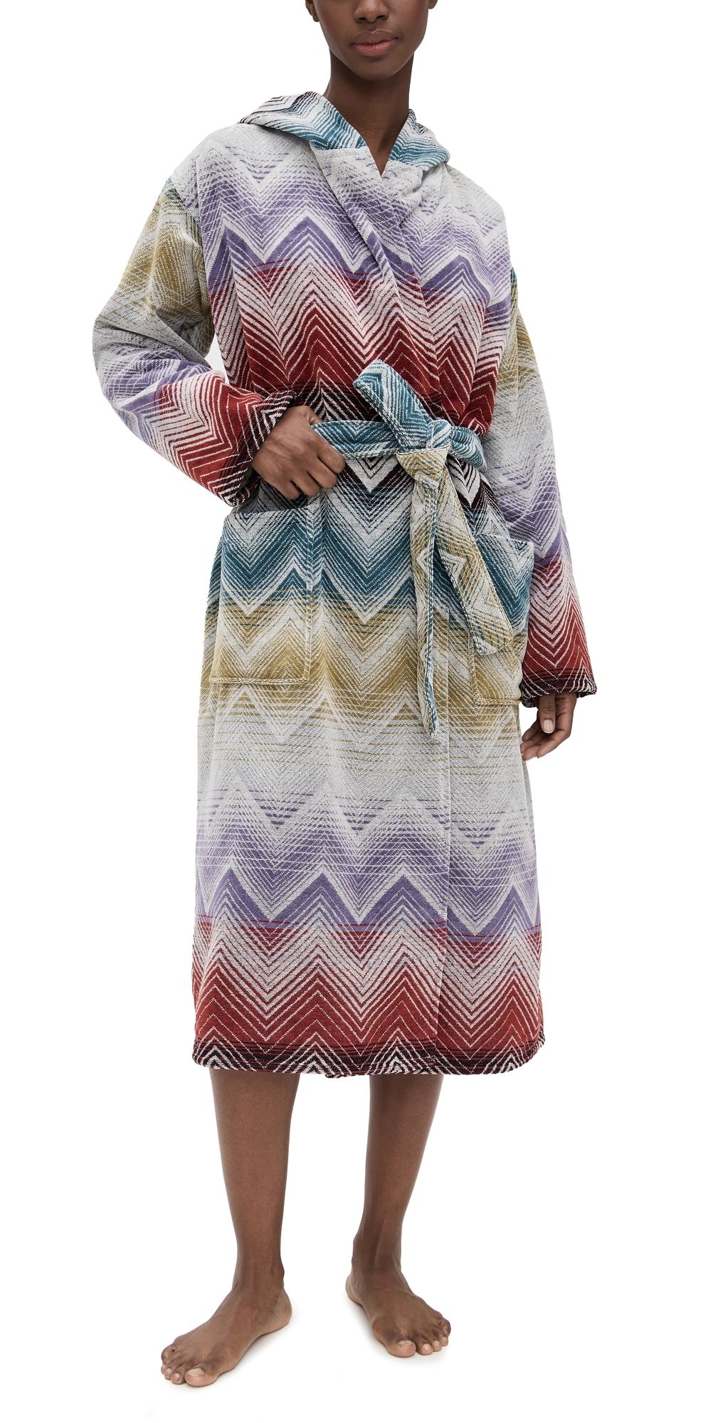 Missoni Marea Hooded Bathrobe Multicolor S