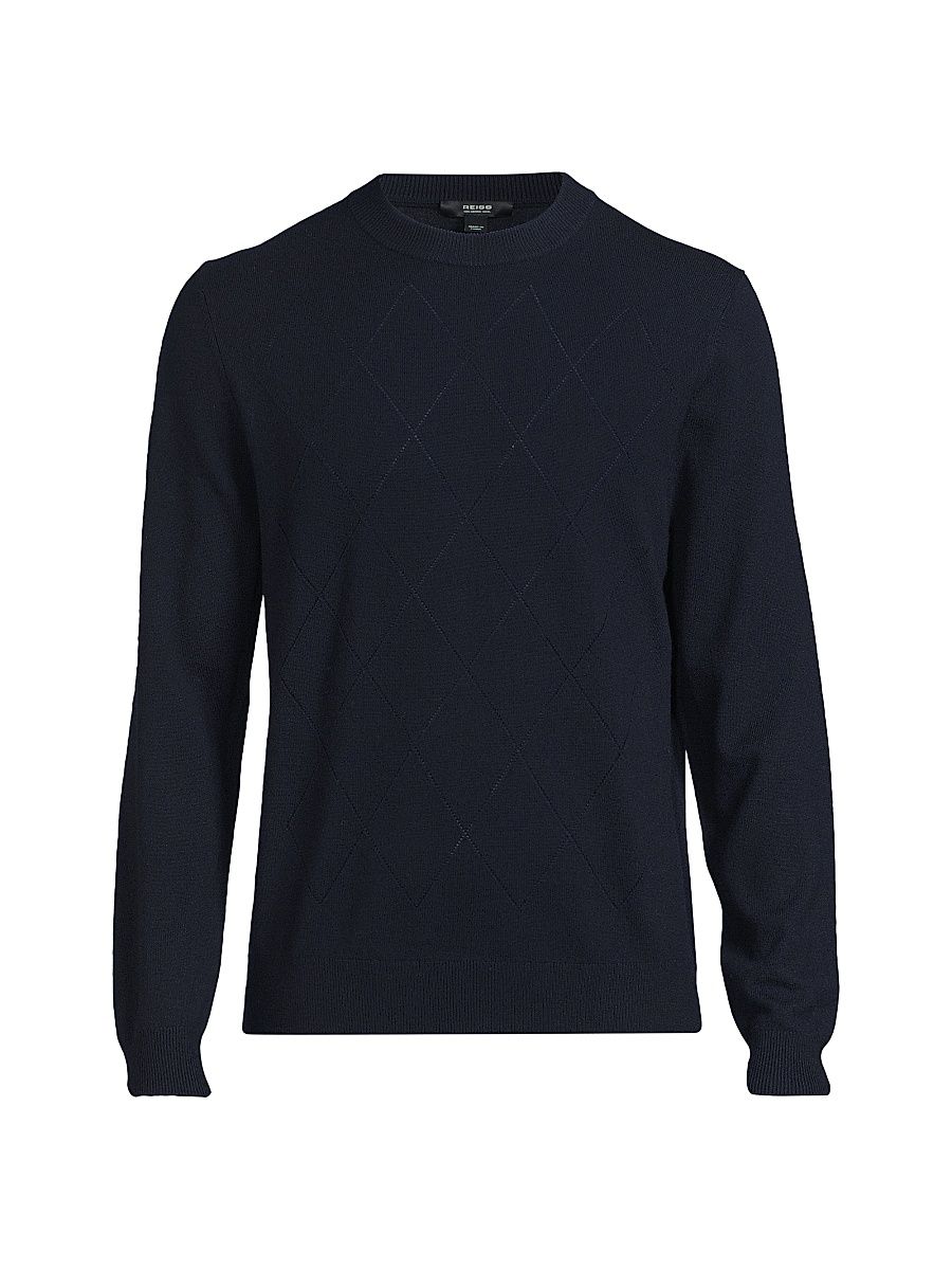 Men's Vince Wool Crewneck Sweater - Navy - Size XXL